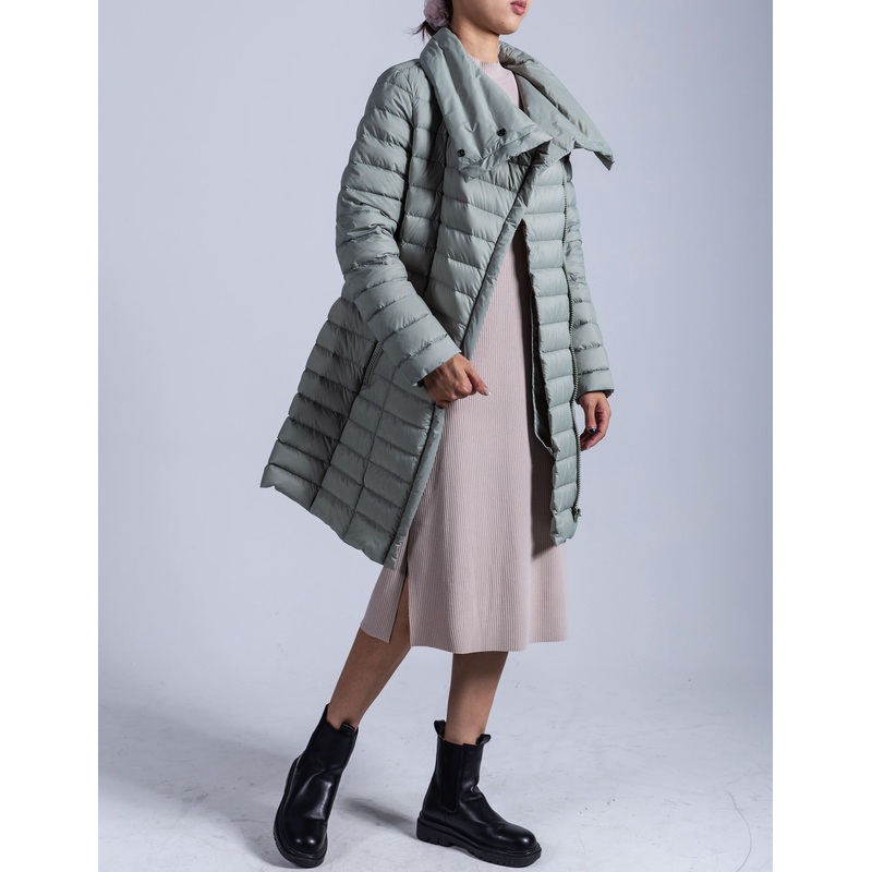 Custom Padding Puffer Jacket 90% Down Winter Fashion Lady Long Parka Coat – Clothing and Down Jacket price