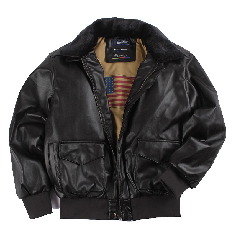 Factory New Fashion PU Vintage Windbreak Hip Hop Plus Size Workout Padded Bomber Mens Jacket – Bomber Jacket and Plus Size Jacket price