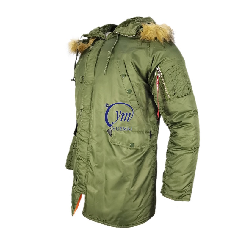 Heavy Duty Mens Slim Fit N-3b Snorkel Parka Fur Hoody Winter Thick Green Tactical Jacket – Mens Tactical Jacket and Snorkel Tactical Jacket price