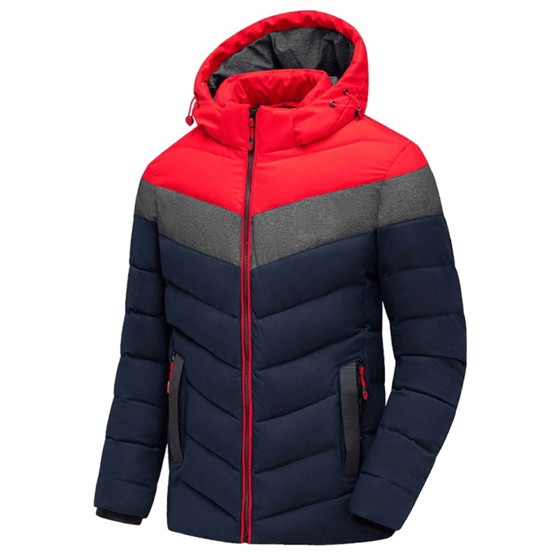 Henglong Mens Outwear Hooded Custom Warm Thick Outdoor Winter Coat Quilted Padded Puffer Jacket – Winter Outerwear and Mens Winter Coat price