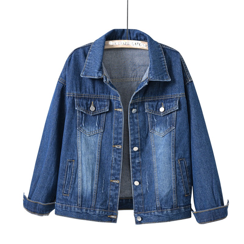 Womens Casual Denim Top Cotton Colored Leisure Cropped Fashion Lapel Jean Jacket – Women Jacket and Denim Jacket price