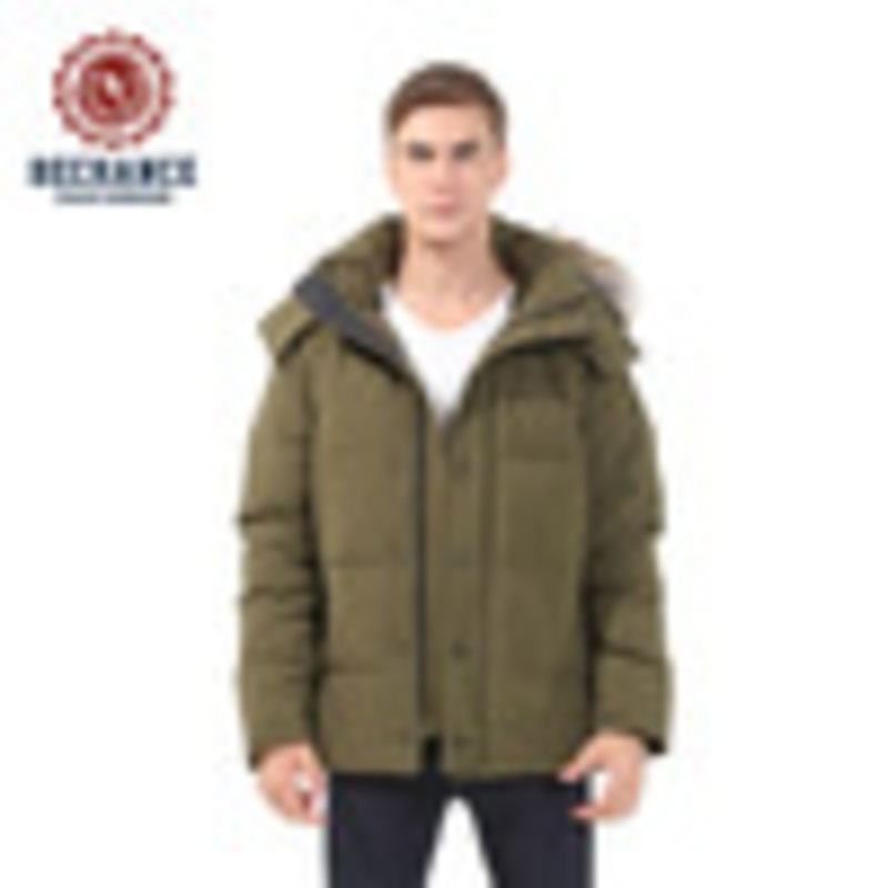 Classic Men Quilted Coat for Winter Outdoor Jacket with Fur – Mens Outdoor Jacket and Mens Outer Wear price