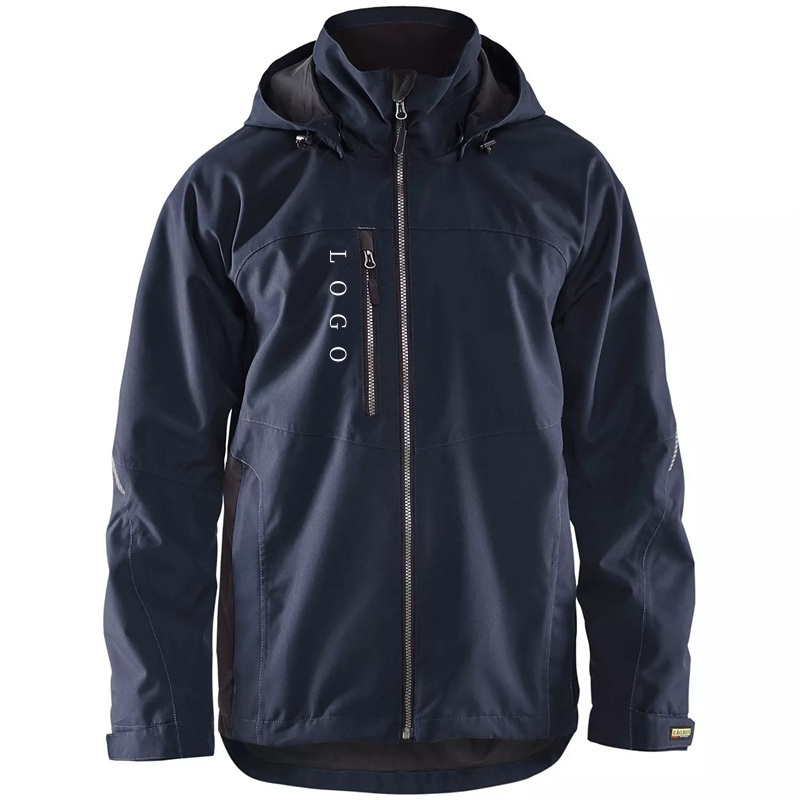 Custom Embroidery Logo Cheap Waterproof Windproof Polyester Hooded Coat Outdoor Men Ski Soft Shell Windbreaker Jacket – Windbreaker and Waterproof Jacket price