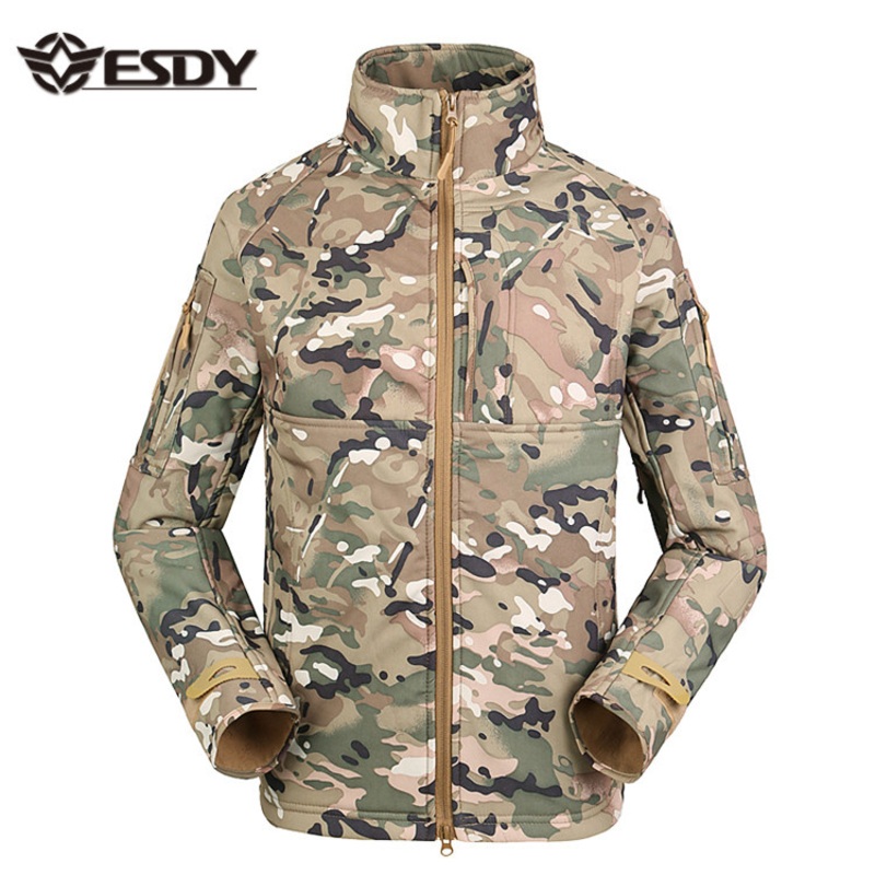 Esdy Custom Outdoor Hunting Windproof Softshell Hiking Camping Jacket for Men – Men Windbreaker and Esdy Jacket price