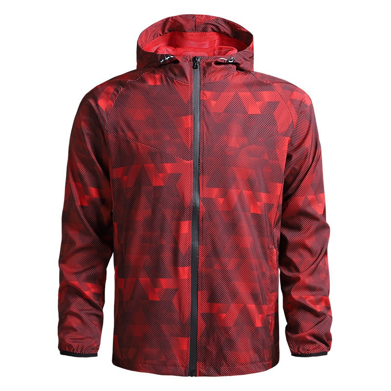 High fashion Printed Waterproof/Windproof/Outdoor Breathable Sports Men Jacket with Hood – Life Jacket and Softshell Jacket price