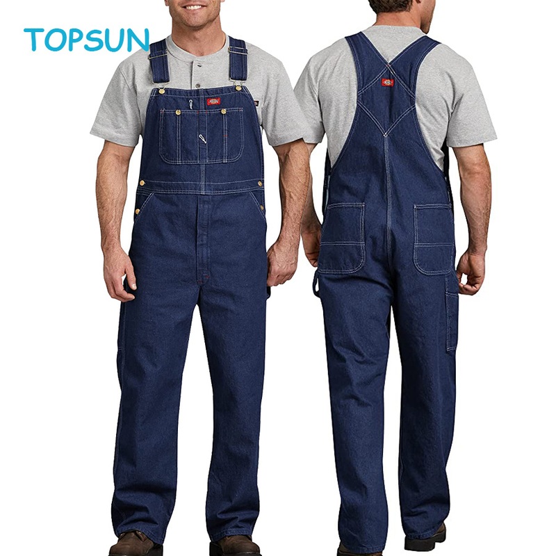 Men S Overall Bib Denim Cotton Heavy Duck Canvas Fabric Big Tall Canvas Pants Workwear BSCI – Work Clothes and Work Coverall price