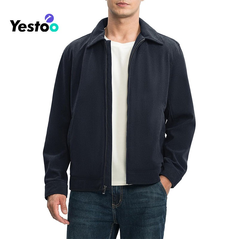 Mens Corduroy Jacket Windbreaker Lightweight Casual Stylish Full Zip Bomber Jackets with Zipper Pockets – Mens Corduroy Jacket and Lightweight Jacket price