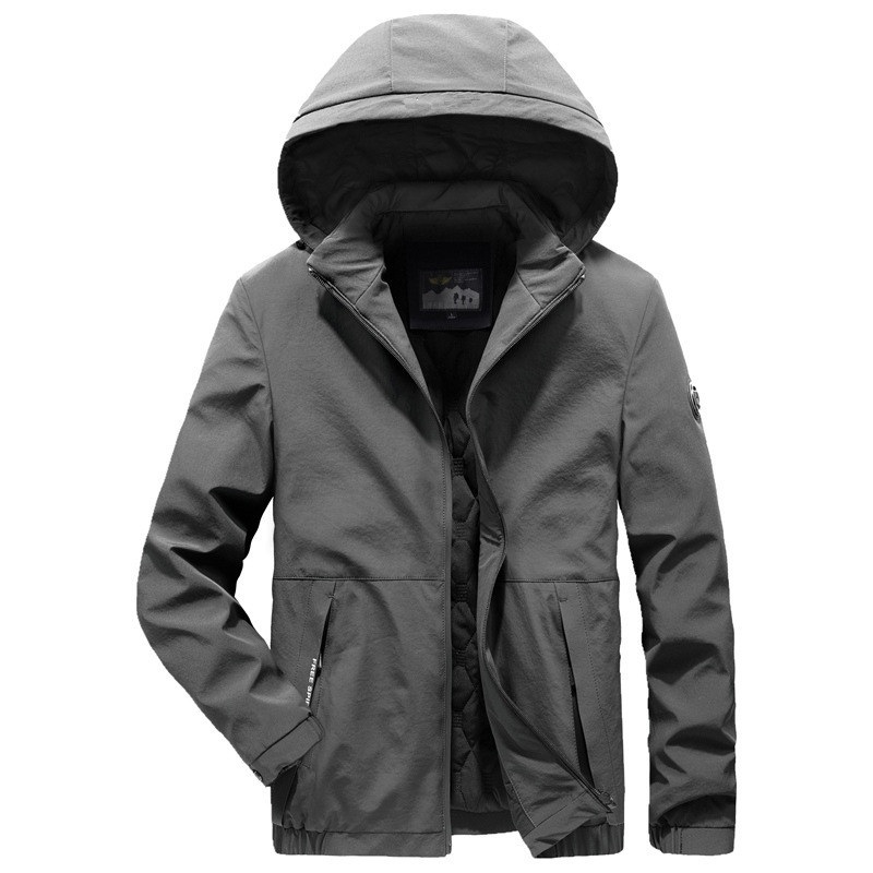 Mens Hooded Waterproof Polyester Windbreaker Jacket Wholesale Cheap Wind Breaker Jacket – Apparel and Lightweight Jacket price