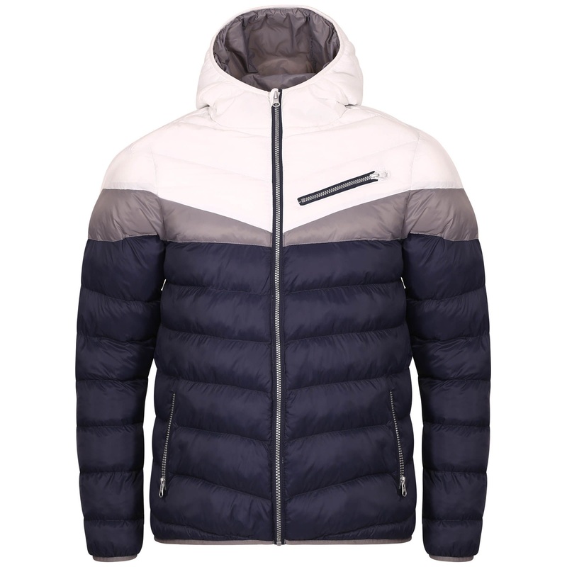 Mens Winter Warm Jacket with Non-Detachable Hood and 3 Front Zip Pockets – Mens Fashion Outerwear and Mens Winter Jacket price