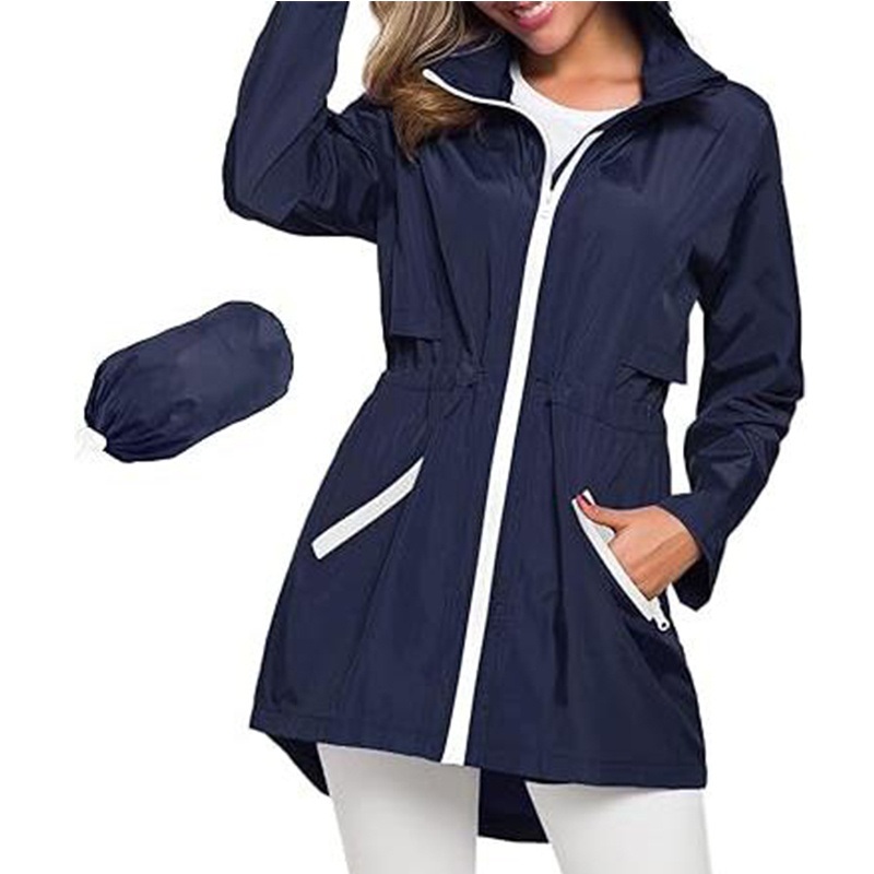 Stylish Womens Hooded Windbreaker for Rainy Outdoor Escapades – Wholesale Jacket and Hiking Windbreaker Jacket price