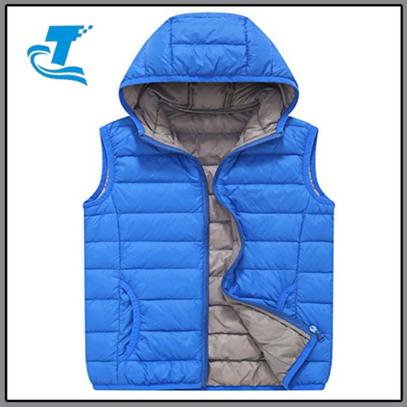 Boy S Packable Hooded Puffer Down Vest Sleeveless Jacket – Chaqueta Del Acolchado and Padded Jacket price