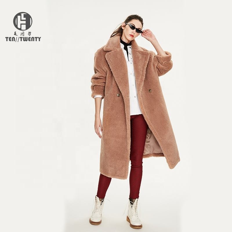 Fleece Fabric Outdoor Warm Winter Long Coats Womens Fleece Jacket – Jacket and Clothing price