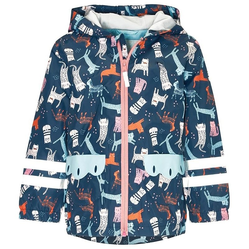 Girls Waterproof Rain Jacket Breathable Childrens Outdoor Jacket – Lightweight Rain Jacket and Waterproof Travel Jacket price