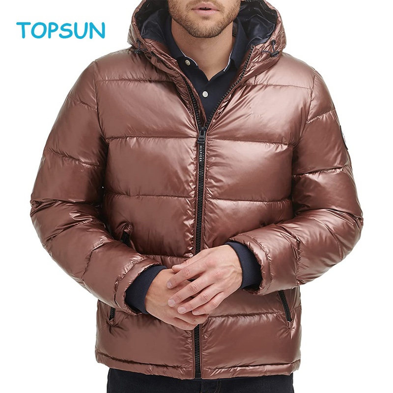 Hot Sale Winter Jackets Men Fashionable Puffer Coat Hooded Men S Jackets – Puffer Jacket and Down Jacket price