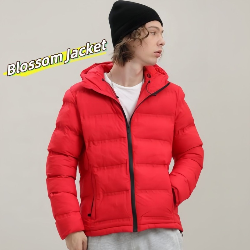 Lls High End OEM Men Custom Warm Winter Down Jackets Outdoor Zip with Hood Long Sleeve Sports Slim Winter Jacket for Men – Clothes and Mens Jackets price
