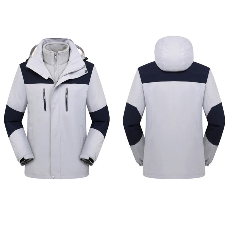 Mens 2 in 1 Waterproof Tactical Jacket Soft Shell Hunt Jackets Removable Hooded Windbreaker – Fashion Work Wear and Factory Wear price