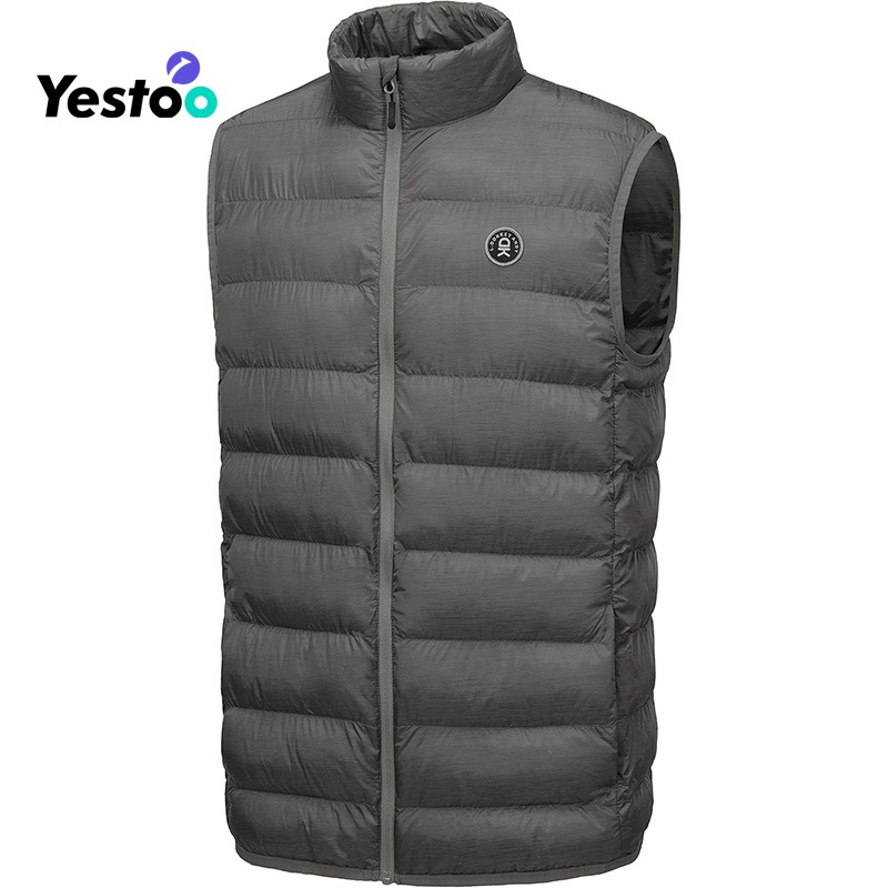 Mens Lightweight Down Puffer Vest, Thermal Quilted Sleeveless Jacket for Outdoor Sports – Down Vest and Puffer Vest price
