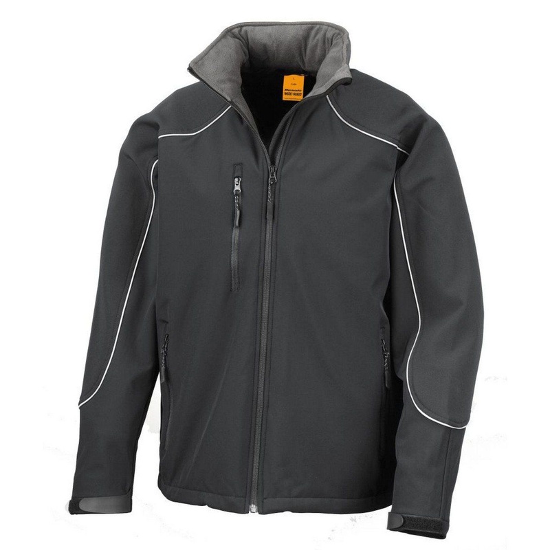 Mens Warm Comfortable Leisure Outdoor Softshell Jacket in Black – Mens Softshell Jacket and Stylish Warm Jacket price
