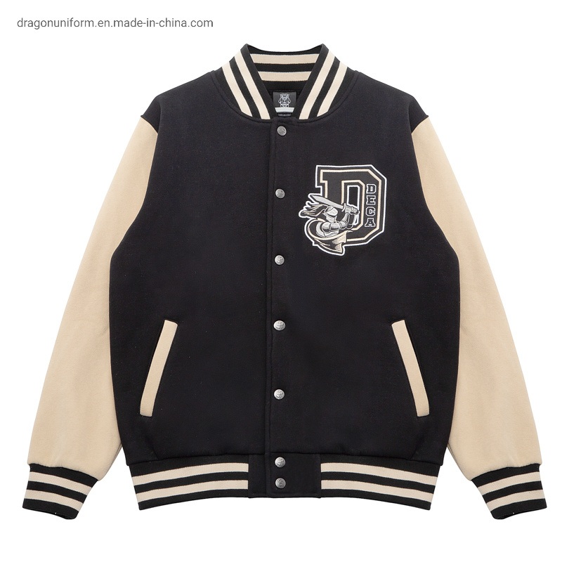 OEM Custom Logo Full Sleeve High Quality Unisex Varsity Jackets Manufacturer Men Casual Varsity Jacket – Varsity Jacket and Customize Varsity Jacket price