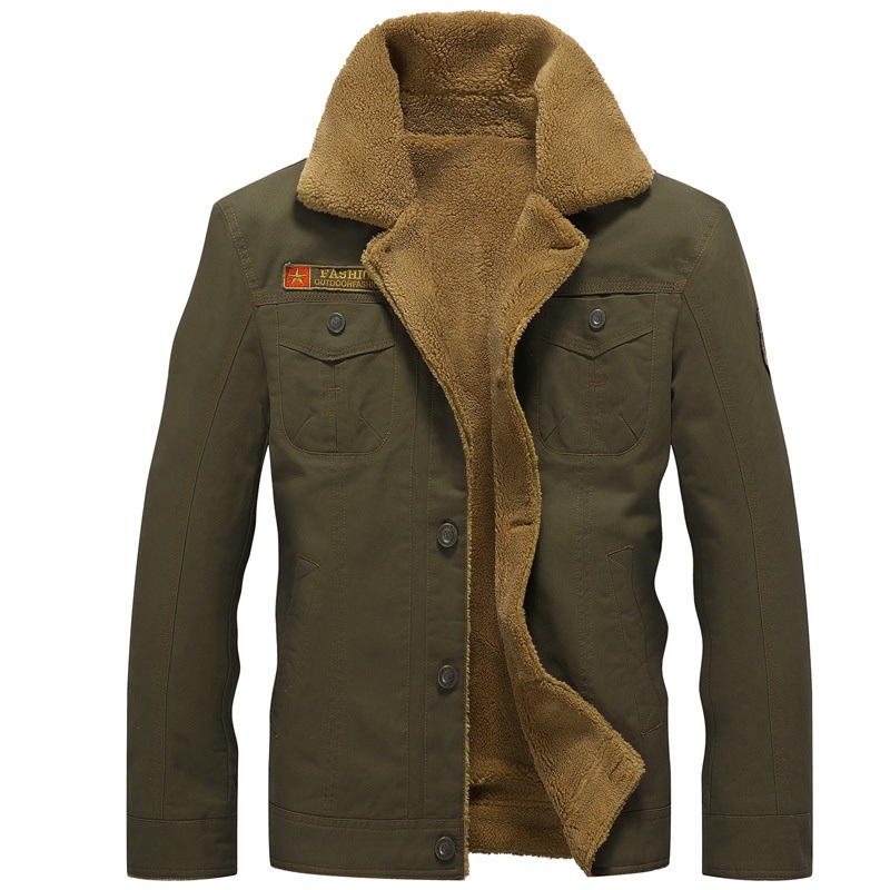 Wholesale Winter Warm Bomber Fur Collar Army Tactical Mens Plus Size Coat Paliot Casual Jacket – Men Winter Coat and Men Winter Jacket price