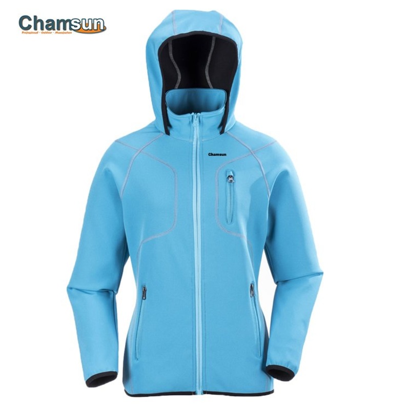 Womens Flatlock Stitching Winter Coats Softshell Jacket with Hood – Softshell Jacket and Winter Jacket price