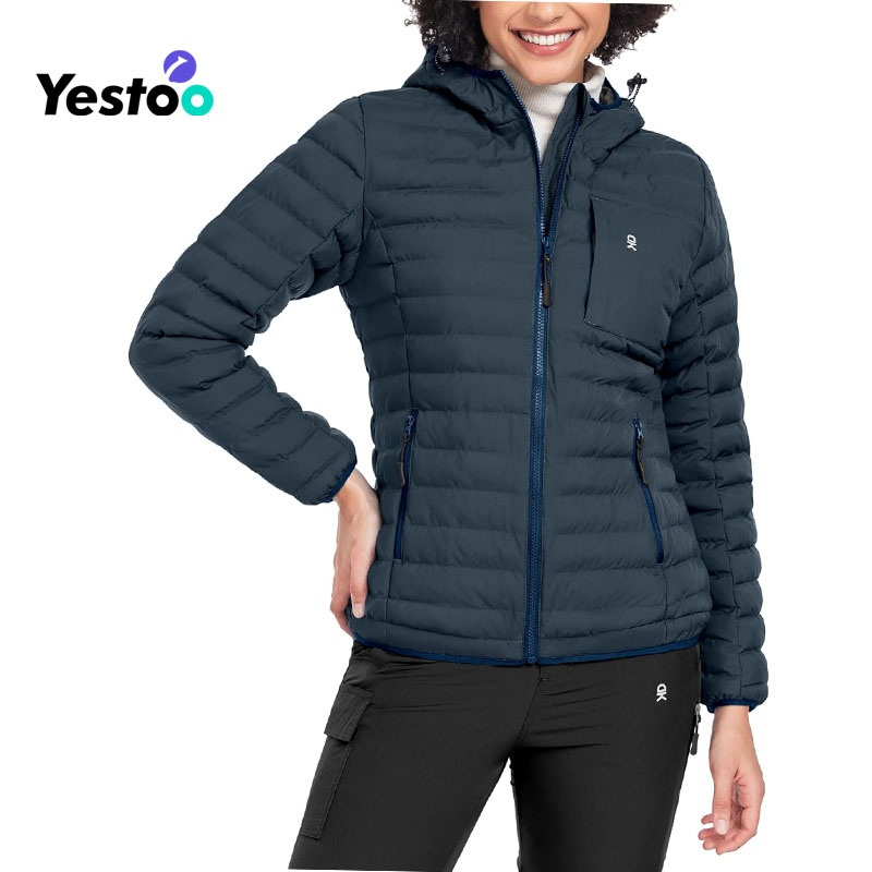 Womens Warm Waterproof Puffer Jacket Hooded Windproof Winter Coat with Recycled Insulation – Womens Lightweight Jacket and Womens Windproof Jacket price