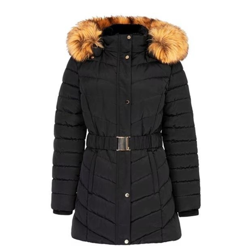 Womens Warm Winter Insulated Padded Coat in Black – Womens Winter Jacket and Windproof Down Jacket price