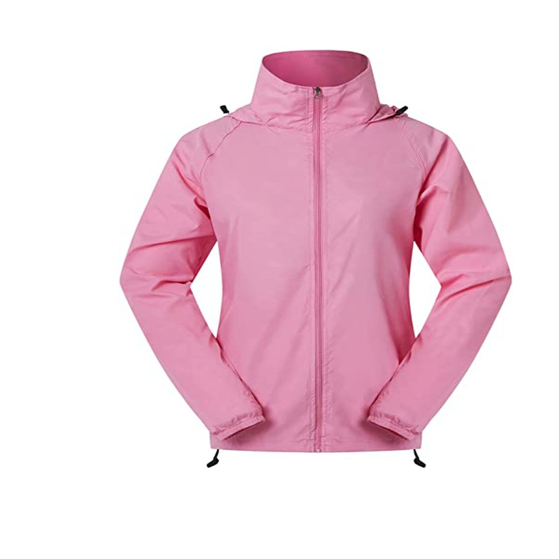 2023 Cheap Waterproof Pink Blank Light Weight Jacket with Packable – Jacket and Softshell Jacket price