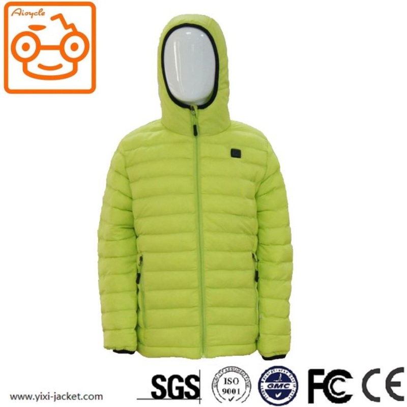 Children Warm Fashion Outdoor Windproof Heated Down Jacket with Hood – Warm Outerwear and Heated Jacket price