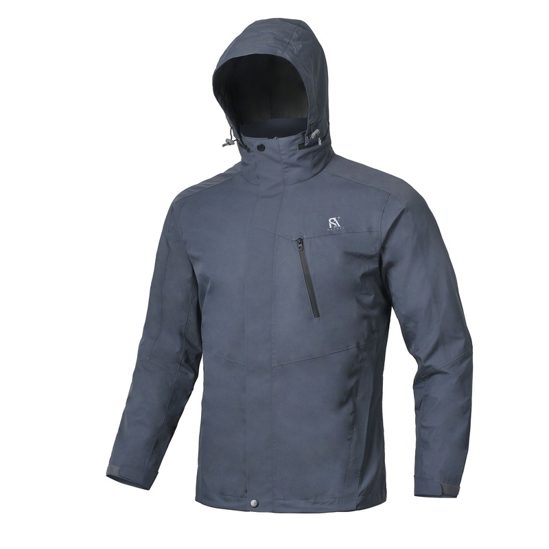 Custom Sports Wear Black Men Waterproof Jacket with Hidden Hood – Sports Jacket and Men Jackets price