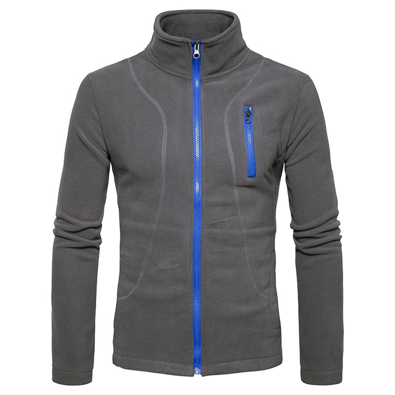 Customized Slim Fit Full Zip Men Polar Fleece Jacket – Fleece Jacket and Men Fleece Jacket price