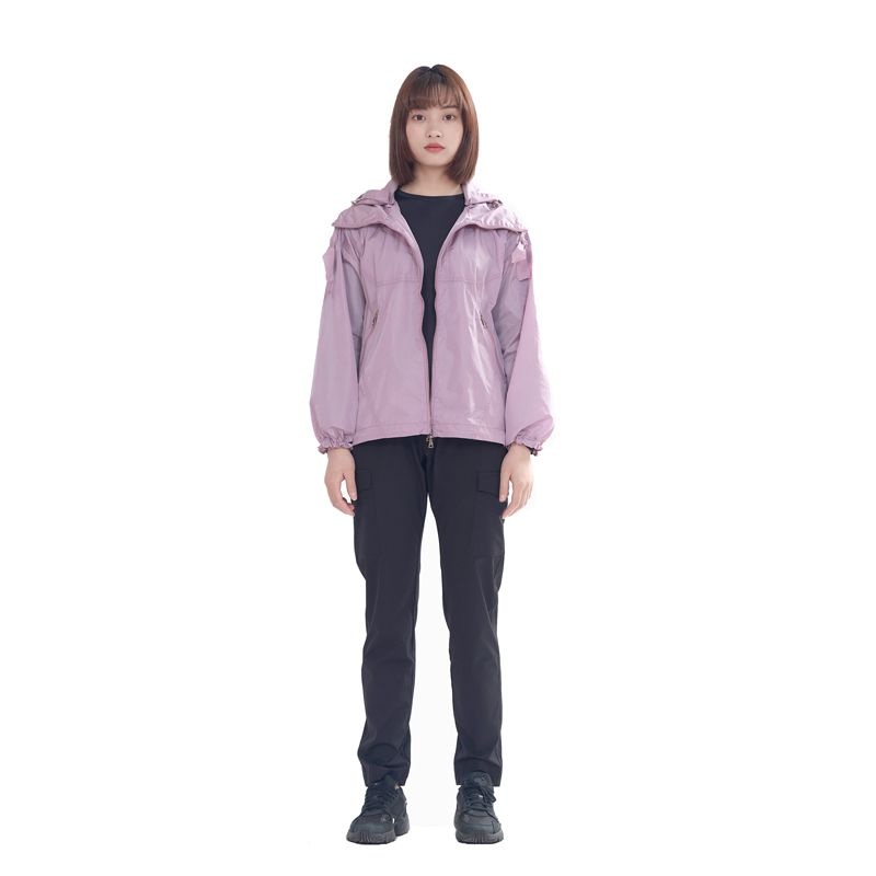 Fashion Purple Women Spring Jackets Light Overcoat – Women Overcoat and Lady Jackets price