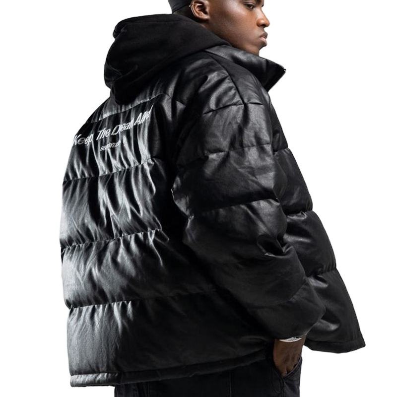 High Quality Windbreaker Outerwear Bomber Puffer Jacket Thick Down Coat for Men – Clothing and Down Coat price