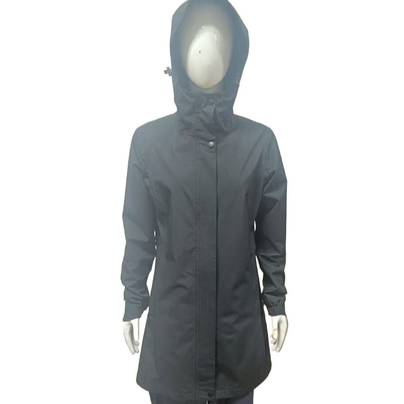 Ladies Long Rain Jacket with Connected Hood – Long Jacket and Windbreaker price