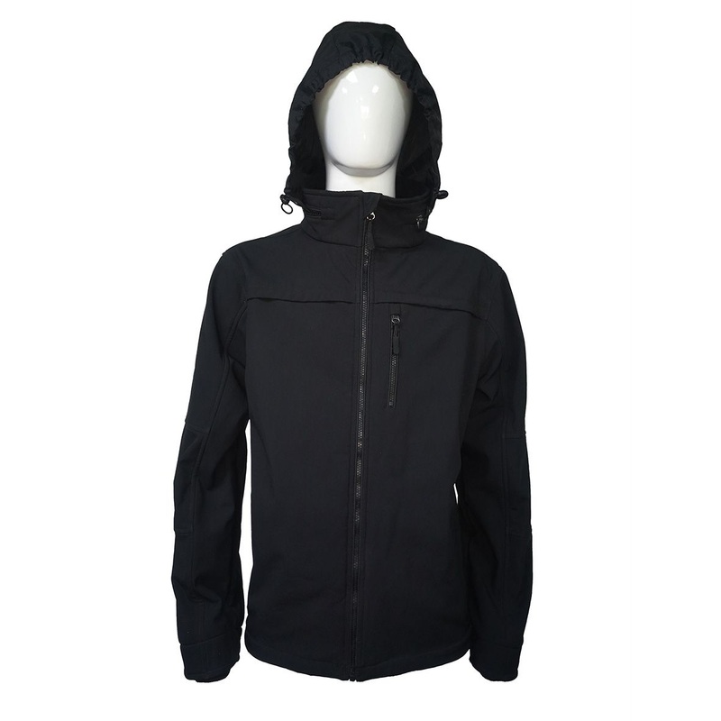 Mens Outdoor Fleece Lined Tactical Softshell Jacket with Hood Waterproof Multifunctional Hiking Coat – Softshell Jacket and Men Garment price