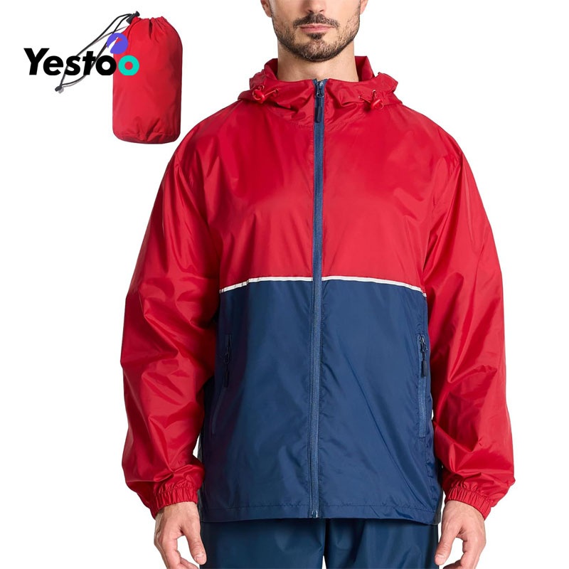 Mens Rain Jacket Windbreaker Packable, Lightweight Golf Rain Coat Inner Pocket for Camping Hiking Cycling – Waterproof Golf Suit and Lightweight Rain Gear price