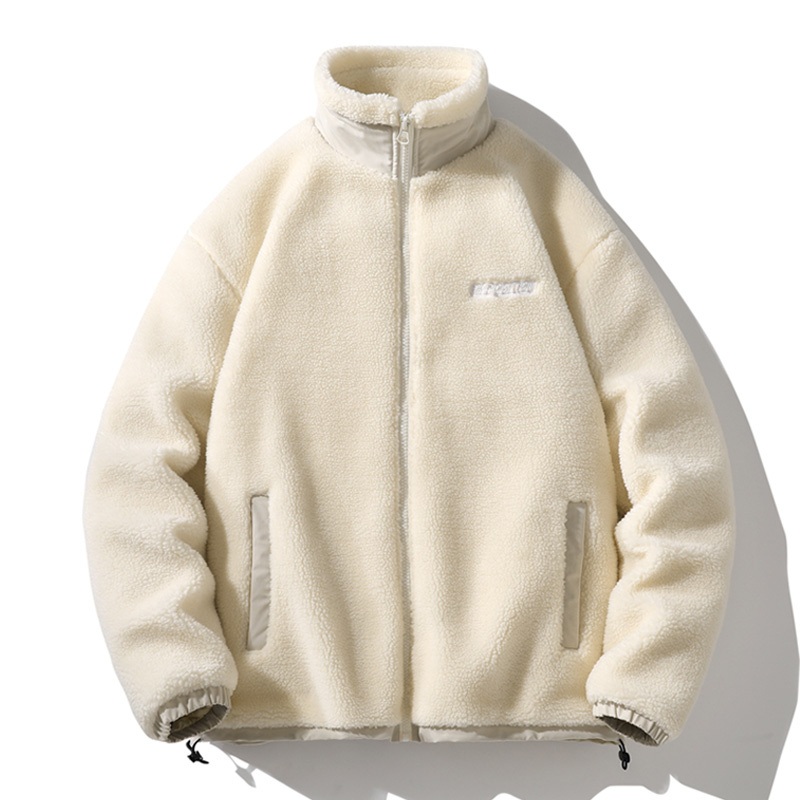 Wholesale Solid Color High Quality Sherpa Polar Jacket Zip up Jacket Custom Pullover Fleece Jacket Winter Coat for Men – Winter Coat and Fleece Coat price