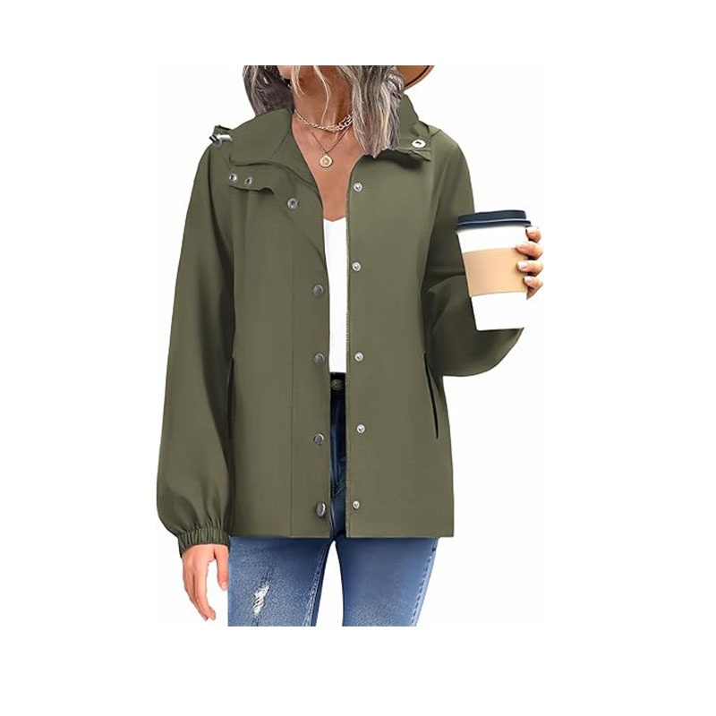 Womens Waterproof Windbreaker Rain Jacket Lightweight with Hood Raincoat with Pockets – Waterproof Windbreaker and Lightweight Windbreaker price
