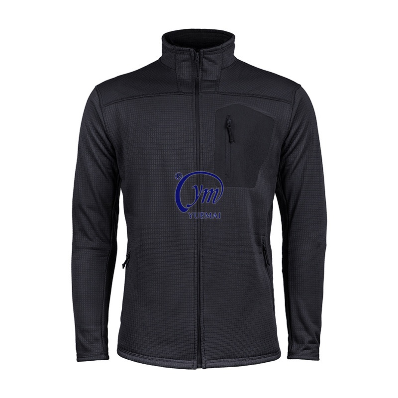 Yuemai Cardigan Spring and Autumn Black Comfortable Tactical Fleece Jacket – Tacical Jacket and Fleece Jacket price