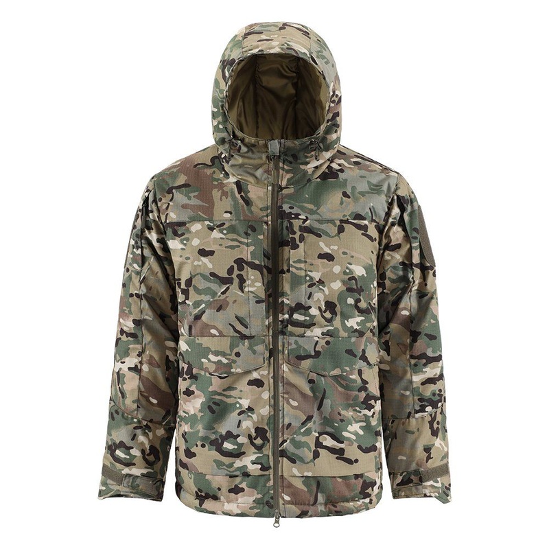 Cp Camo Outdoor Winter Jacket Waterproof Windproof Field Coat Tactical Rip Stop Windbreaker Padded Coat – Windproof Coat and Tactical Padded Coat price