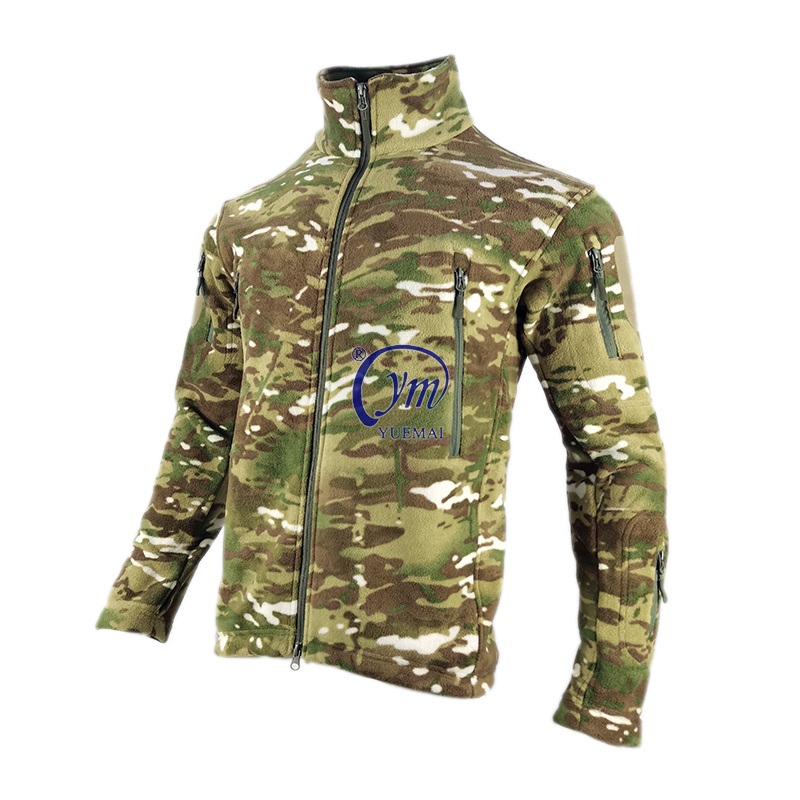 Mens Fleece Jackets Full Zip Casual Outdoor Tactical Jacket Winter Warm Jacket Multi Pockets – Tactical Softshell and Tactical Jacket price