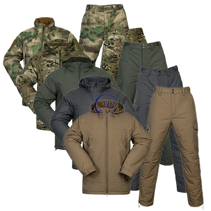 Outdoor Ski Camo Water-Resistant Uniform Tactical Warm Winter Cotton Jacket and Pant – Tactical Jacket and Tactical Jacket Waterproof Jacket price