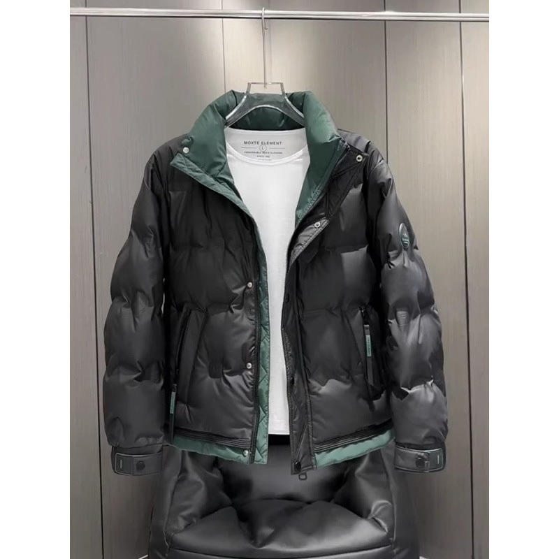 Winter Trendy Brand Loose Stand-up Collar Casual White Duck Down Thickened Jacket – Down Jacket and Winter Duck Down Jacket price
