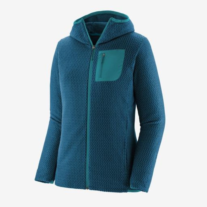 Womens Breathable Lightweight Air Full-Zip Technical Fleece Hoody Jacket Lagom Blue – Outdoor Jacket and Breathable Jacket price