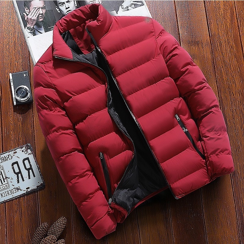 Custom Logo Winter Plaid Mens Design Patch Blank Waterproof Bubble Blue Coat Plus Size Wholesale Puffer Jacket with Hood – Custom Puffer Jacket and Winter Puffer Jacket price