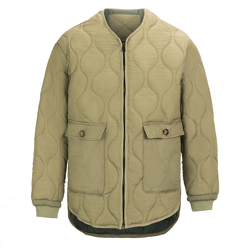 Fashion Street Cotton-Padded Fall Winter Skinny Double Face Warm Zip up Quilted Women Bomber Jacket – Outdoor Jacket for Men and Men Jacket price