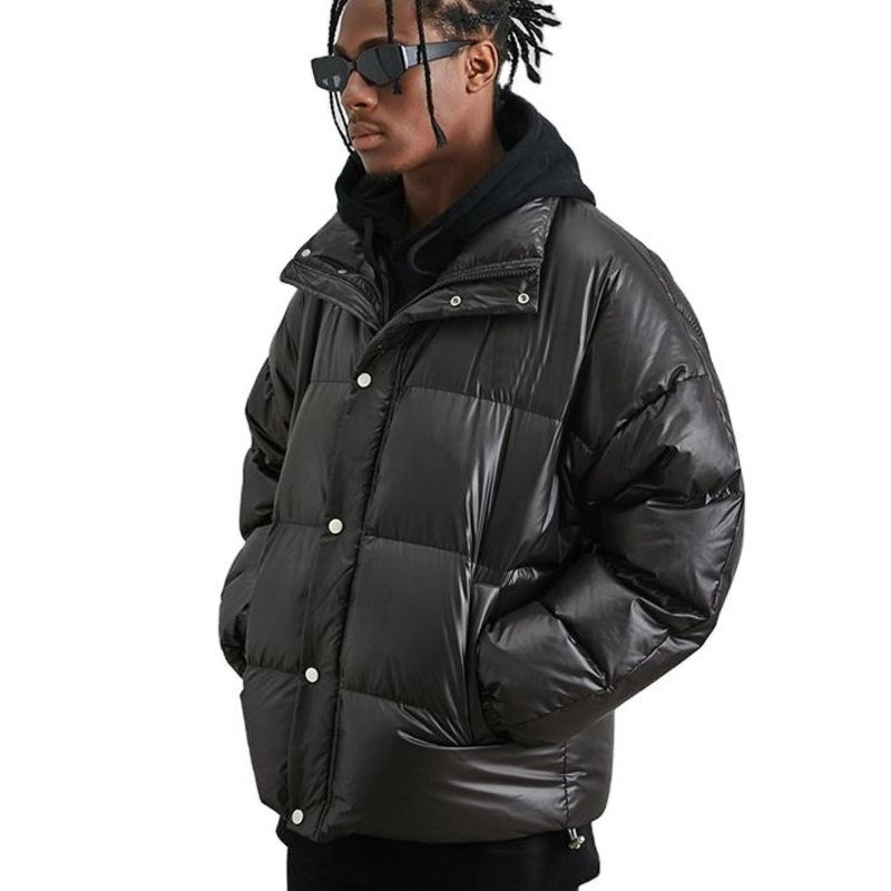 Lulusen Fashion Logo Canada Style 3D Embossed Plus Size Men Goose Filled Bomber Down Jacket for Winter – Jacket and Mens Jacket price