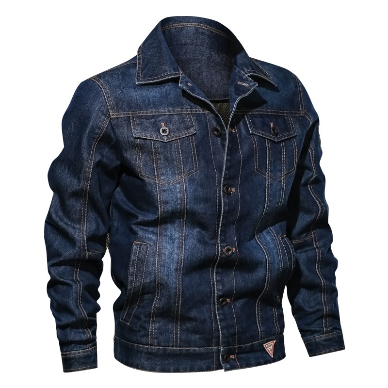 Mens Denim Coat 4 Pockets Button Down Casual Jeans Jackets – Casual Jacket and Mens Jacket price