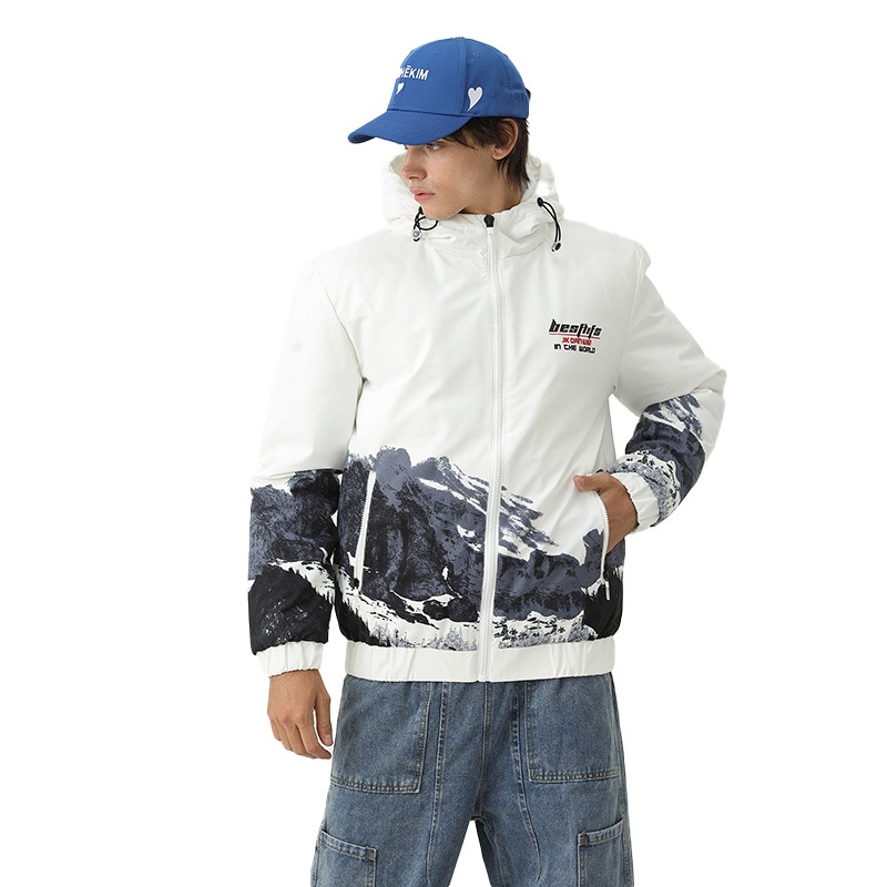 OEM Custom Logo Zipper Windbreaker Outdoor Men Soft Shell Jacket – Jacket and Clothing price