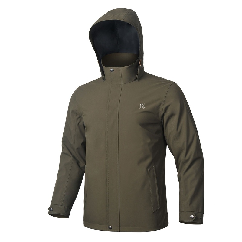 OEM Lightweight Men Waterproof Outdoor Rain Jacket with Detached Hood – Rain Jacket and Lightweight Jacket price